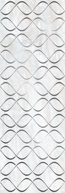 Декор Groove DW15GRV01R 24.6х74 Delacora Crystal глянцевый керамический 