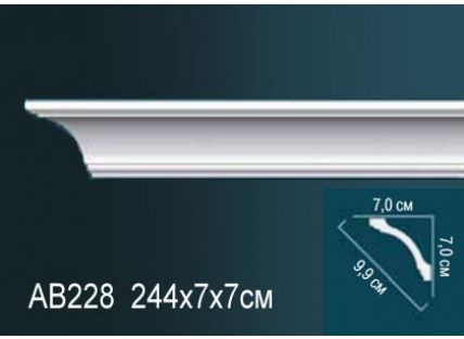Перфект Карниз потолочный гладкий AB228