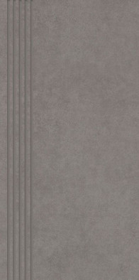 Ступень фронтальная Intero Grys Stopnica Prosta Nacinana Mat. 29,8x59,8 керамогранит матовая 5900144091955