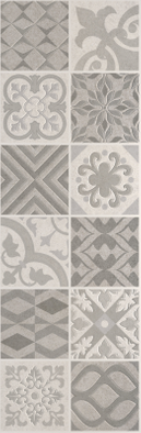 Настенная плитка Azulejos Benadresa Reine Mosaico Vintage Silver 30x90 матовая керамическая фото Настенная плитка Azulejos Benadresa Reine Mosaico Vintage Silver 30x90 матовая керамическая