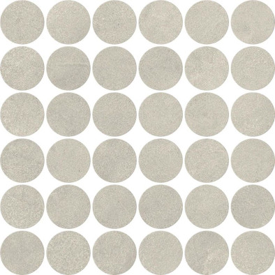 Мозаика Boost Expression Haze Mosaico Circle 32x32 керамогранит Atlas Concorde Italy матовая, серый AYYZ