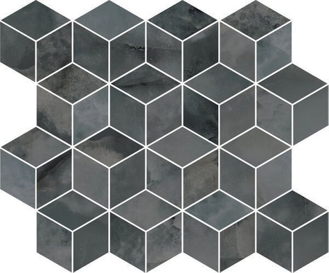 Декор T017/14024 Джардини Серый Темный Мозаичный 37.5х45 Kerama Marazzi глянцевый керамический фото Декор T017/14024 Джардини Серый Темный Мозаичный 37.5х45 Kerama Marazzi глянцевый керамический