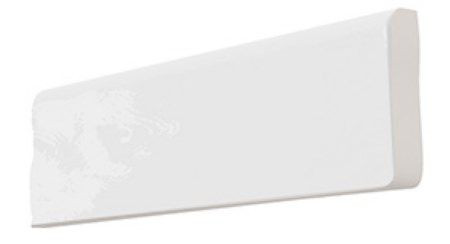 Плинтус Bullnose Hm White - Bianco 1.5x6 (99524) 3,5х15 Wow глянцевый керамический