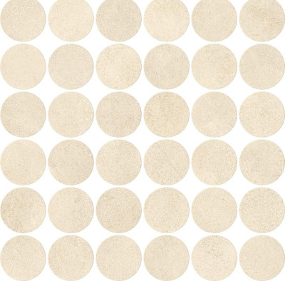Мозаика Boost Expression Shell Mosaico Circle 32x32 керамогранит Atlas Concorde Italy матовая, бежевый AYY2
