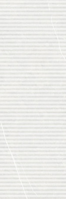 Настенная плитка Allure White Wiggle Ductile 30x90 Living Ceramics рельефная (структурированная) керамическая LV11180