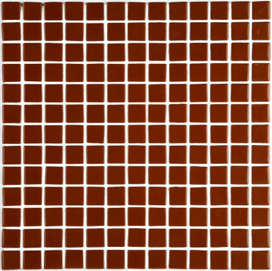 Мозаика Ezarri 2531-B стекло 31.3х49.5 см глянцевая чип 25х25 мм, бордовый