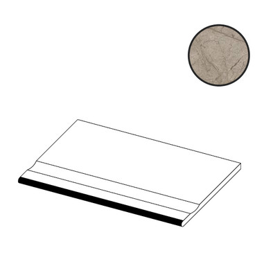 Керамогранит Forte dei Marmi Mystic Grey Bordo Piscina 30x60 Atlas Concorde матовый бортик для бассейна 620090000990