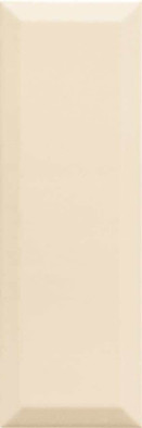 Настенная плитка Brillo Bisel Crema 10x30 Monopole глянцевая керамическая