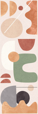 Настенная плитка Wabi-Sabi Multi Многоцветный 01 30х90 Gracia Ceramica матовая керамическая 010100001304