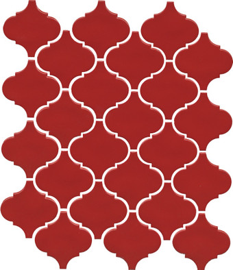 Настенная плитка 65013 Авейру мозаичный красный глянцевый 26х30 Kerama Marazzi керамическая