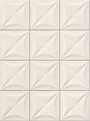 Керамогранит 4D Flower White 20х20 (1м2)