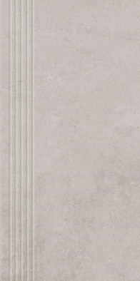 Ступень фронтальная Pure Art Grey Stopnica Prasowana Mat 29,8x59,8 g1 керамогранит матовая Paradyz Ceramika R-R-298X598-1-PUAR.GR-SP8