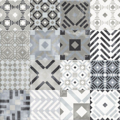 Керамогранит Labyrinth Mix Grey 20x20 универсальный матовый фото Керамогранит Labyrinth Mix Grey 20x20 универсальный матовый