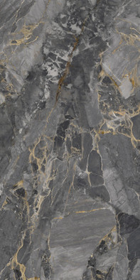 Керамогранит GT1206018005MCR Stonela_GT Черный 60х120 Global Tile carving, матовый универсальная плитка