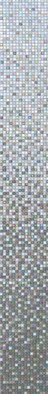 Растяжка из мозаики Taurus-Sfum-2 стекло 228.9х32.7 (каждая 32.7х32.7) см глянцевая чип 15х15 мм, голубой