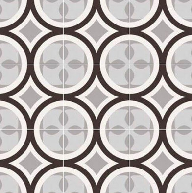 Керамогранит Black and White 01 20x20 универсальный матовый