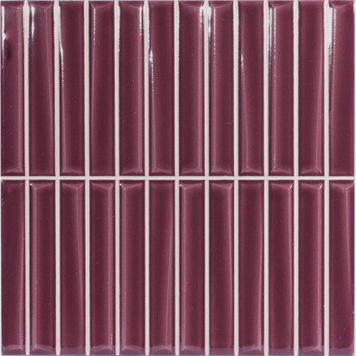 Настенная плитка Melody Bordeaux 20x20 Monopole глянцевая керамическая 85688