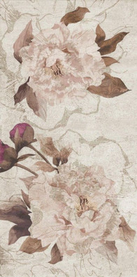 Настенная плитка Кэрол Бежевая с рисунком 25х50 Belleza матовая керамическая 00-00-5-10-00-11-682