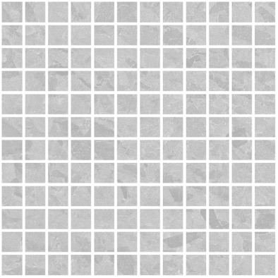 Мозаика Living Ceramics Eme Mosaic Light Grey Soft 30x30 керамогранит матовая чип 25х25 мм, серый LV11327