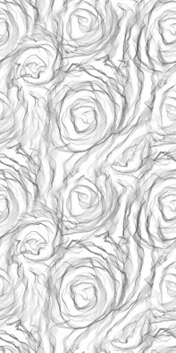 Декор Deco Couture Black and White 3 49,1x98,2 матовый керамогранит