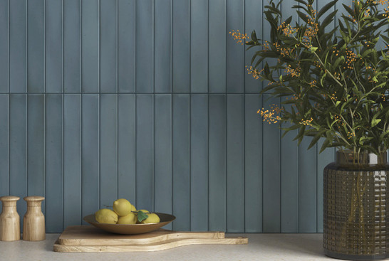 Настенная плитка Massimo Smoke Blue 5x40 Equipe матовая керамическая 31576