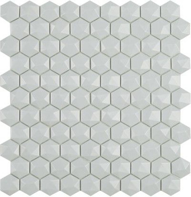 Мозаика Hex Nordic № 909 Св.серый (на сетке)