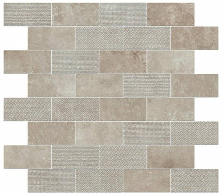 Мозаика Aix Cendre Minibrick Tumbled-30,5x30,5 3.7x7.5 керамическая фото Мозаика Aix Cendre Minibrick Tumbled-30,5x30,5 3.7x7.5 керамическая