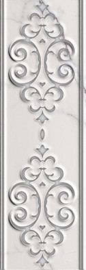Бордюр Шарм Эво Статуарио Делюкс / Charme Evo Statuario Listello Deluxe керамический фото Бордюр Шарм Эво Статуарио Делюкс / Charme Evo Statuario Listello Deluxe керамический