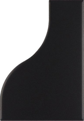 Настенная плитка Curve Black Matt Equipe 8.3x12 матовая керамическая 28861 фото Настенная плитка Curve Black Matt Equipe 8.3x12 матовая керамическая 28861