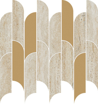 Мозаика Tubadzin Tissue Beige керамика 27x29.8 см матовая бежевый 5900199216136