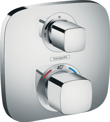 Термостат Hansgrohe Ecostat E для душа с запорным  вентилем (внешняя часть)