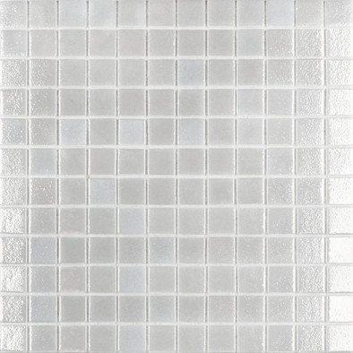 Мозаика Shell № 563 White (на сетке) 25x25 стекло 31.7x31.7