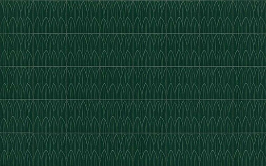 Керамогранит R9RE Struttura Foglia Verde 3D 15x15 Marazzi Ragno глянцевый настенный УТ-00026531