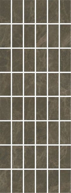 Декор MM15139 Лирия Коричневый Мозаичный 15x40 Kerama Marazzi глянцевый керамический