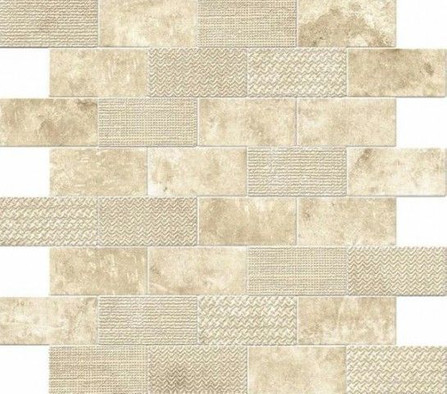 Мозаика Aix Blanc Minibrick Tumbled-30,5x30,5 3.7x7.5 керамическая фото Мозаика Aix Blanc Minibrick Tumbled-30,5x30,5 3.7x7.5 керамическая