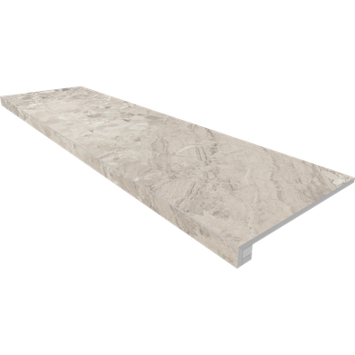 Комплект (Ступень OM01 (33x120) непол. (прямоугол. бортик) без насечек + Подступенок (14,5x120)) 69390