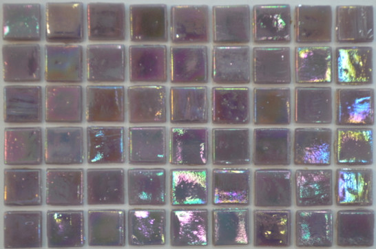 Мозаика Taurus-Lux-29 прокрашенная в массе стекло 32.7х32.7 см перламутровая чип 15х15 мм, сиреневый