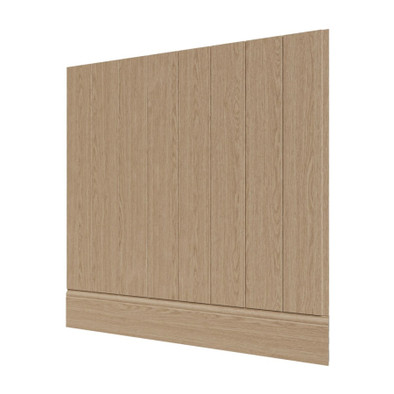 Скандинавская стеновая панель МДФ дуб янтарный Ликорн 2800х140х12 мм