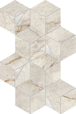 Мозаика Marvel Diva White Everest Mosaico Hex Lapp. 23.3х40.3 керамогранит Atlas Concorde Italy полированная, серый AYLR фото Мозаика Marvel Diva White Everest Mosaico Hex Lapp. 23.3х40.3 керамогранит Atlas Concorde Italy полированная, серый AYLR