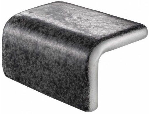 Мозаика Ezarri Corner 16 - B Safe стекло 3х5х2.5 см матовая, антислип чип 50х50 мм, черный