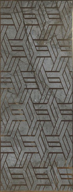 Декор Dec Smoke Grafic Nplus 44,5x118,2 полированный керамогранит