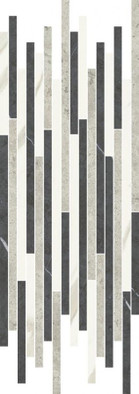 Декор Метрополис Стрип Колд Italon 26x75 керамогранит матовый 610110000918
