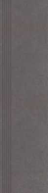 Ступень фронтальная Intero Grafit Stopnica Prosta Nacinana Mat. 29,8x119,8 керамогранит матовая 5900144089020