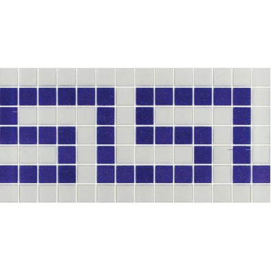 Мозаика BE114(m) 20x20 стекло 15х30.5