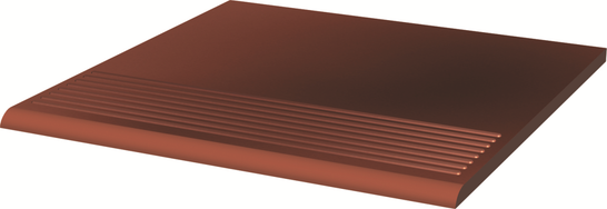 Ступень фронтальная Cloud Rosa Stopnica Prosta 29,5х29,5 клинкер матовая Paradyz Ceramika 