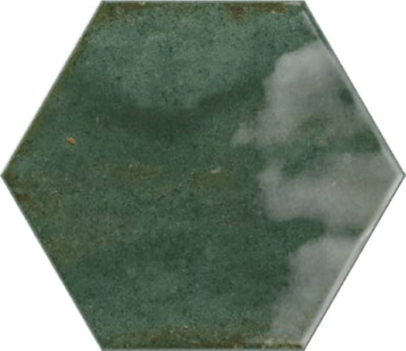 Настенная плитка Hope Hex Olive Glossy 15x17.3 глянцевая керамическая
