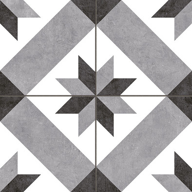 Керамогранит Nero Pre-cut 45x45 Etili Seramik матовый напольный