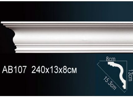 Перфект Карниз потолочный гладкий AB107