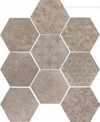 Керамогранит Riabita Natural Esagona Fabric 24х27.7 (56 B) матовый