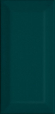 Настенная плитка 16059 Клемансо Зелёный Тёмный Грань 7.4x15 Kerama Marazzi глянцевая керамическая